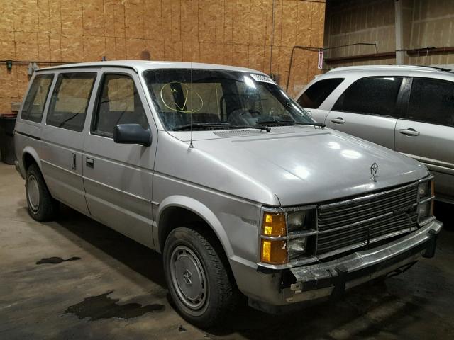 2P4FH21C8GR743556 - 1986 PLYMOUTH VOYAGER SILVER photo 1