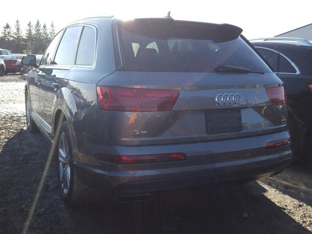 WA1WAAF70HD029482 - 2017 AUDI Q7 TECHNIK GRAY photo 3