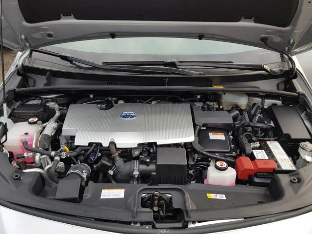 JTDKARFPXH3035069 - 2017 TOYOTA PRIUS PRIM ვერცხლისფერი ფოტო 7