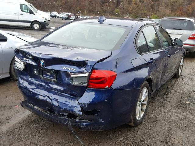 WBA8A3C31HK692404 - 2017 BMW 320 XI BLUE photo 4