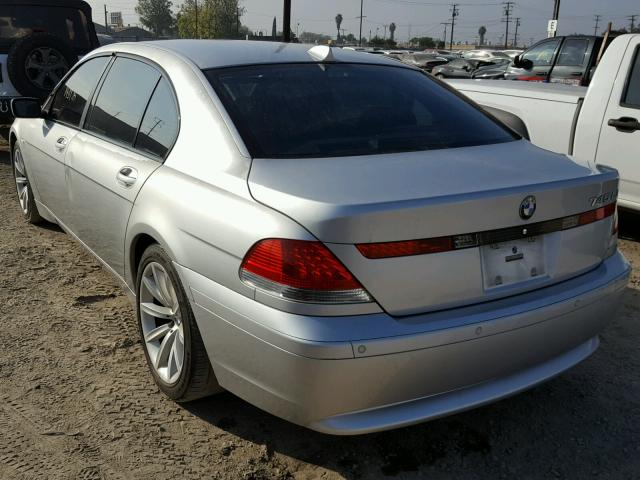 WBAGN634X4DS50231 - 2004 BMW 745 LI Արծաթագույն լուսանկար 3