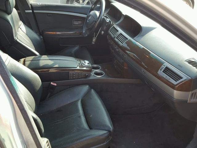 WBAGN634X4DS50231 - 2004 BMW 745 LI Արծաթագույն լուսանկար 5