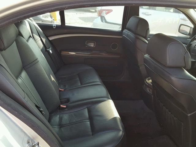 WBAGN634X4DS50231 - 2004 BMW 745 LI Արծաթագույն լուսանկար 6