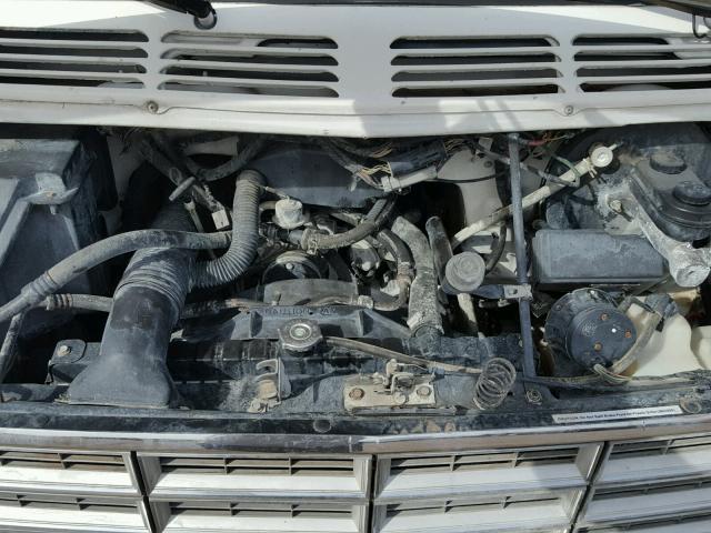 2B7HB21Z1MK423079 - 1991 DODGE RAM VAN B2 WHITE photo 7