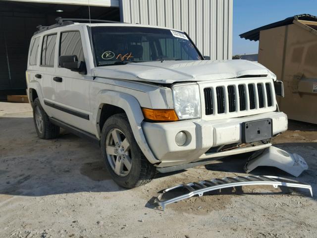 1J8HG48NX6C232160 - 2006 JEEP COMMANDER WHITE photo 1