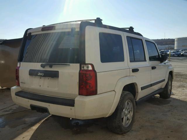 1J8HG48NX6C232160 - 2006 JEEP COMMANDER WHITE photo 4