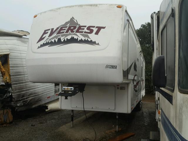 4YDF343285H485158 - 2005 EVER 5TH WHEEL WHITE photo 2