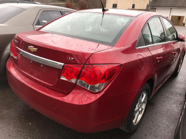 1G1PC5SB6D7203143 - 2013 CHEVROLET CRUZE LT RED photo 4