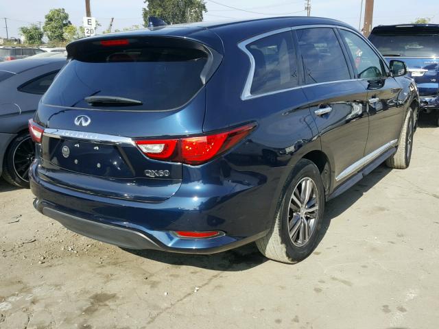 5N1DL0MN6HC514665 - 2017 INFINITI QX60 BLUE photo 4