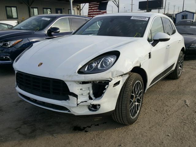 WP1AB2A50FLB58381 - 2015 PORSCHE MACAN S WHITE photo 2