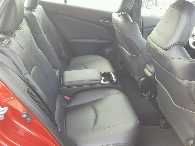 JTDKARFP5H3034301 - 2017 TOYOTA PRIUS PRIM წითელი ფოტო 6