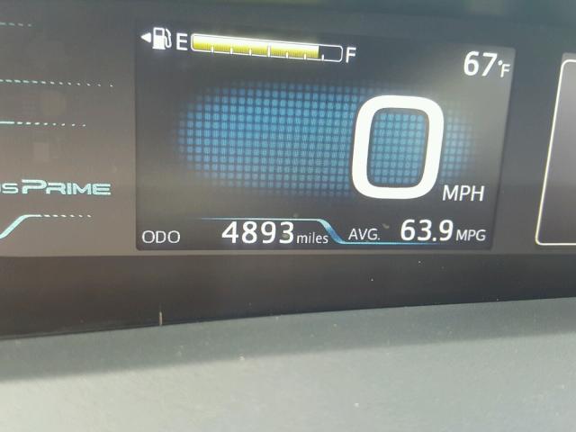 JTDKARFP5H3034301 - 2017 TOYOTA PRIUS PRIM წითელი ფოტო 8