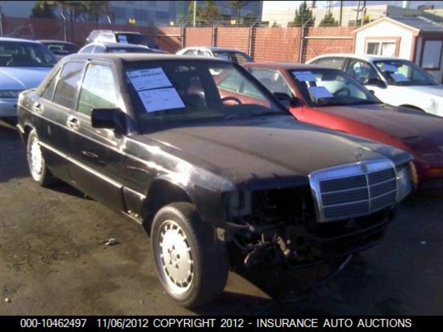 WDBDA29D9KF658978 - 1989 MERCEDES-BENZ 190 E 2.6 BLACK photo 1