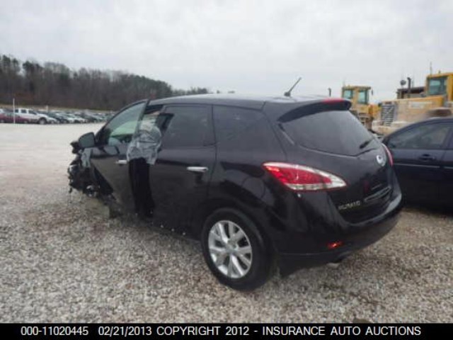 JN8AZ1MU6BW053643 - 2011 NISSAN MURANO S/SL/LE BLACK photo 3