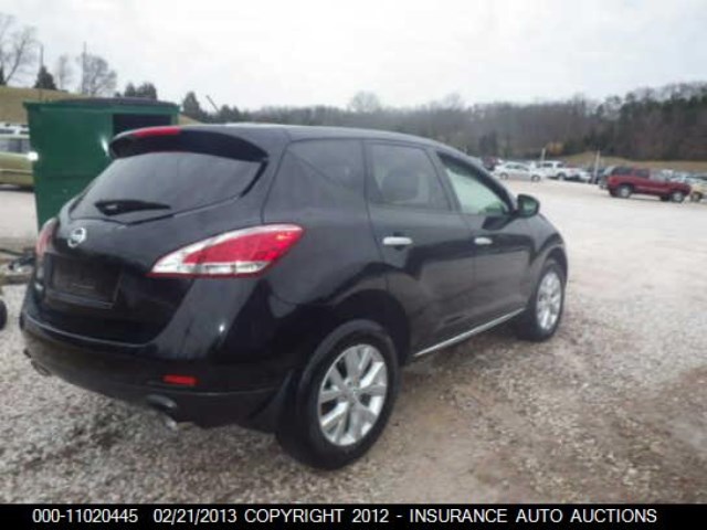 JN8AZ1MU6BW053643 - 2011 NISSAN MURANO S/SL/LE BLACK photo 4