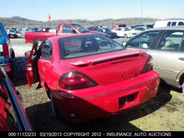 1G2NW52E8YM771874 - 2000 PONTIAC GRAND AM GT RED photo 3