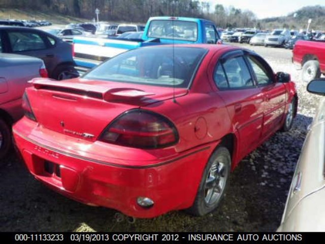 1G2NW52E8YM771874 - 2000 PONTIAC GRAND AM GT RED photo 4