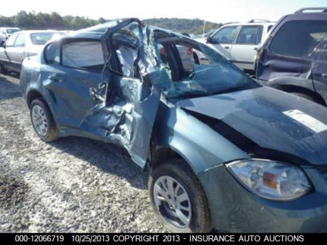 1G1AT58H497181362 - 2009 CHEVROLET COBALT LT BLUE photo 6