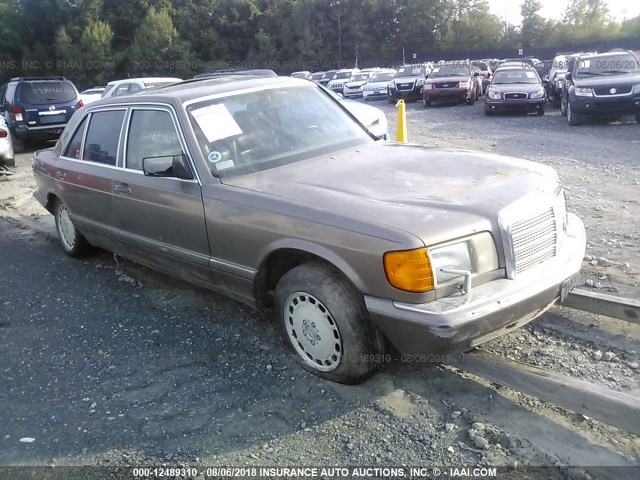 WDBCA25D9KA459444 - 1989 MERCEDES-BENZ 300 SEL BROWN photo 1