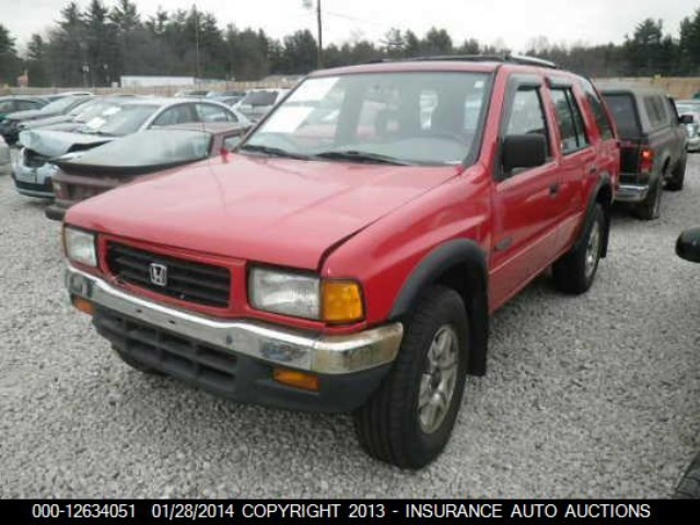 4S6CM58V8V4421353 - 1997 HONDA PASSPORT EX/LX RED photo 2