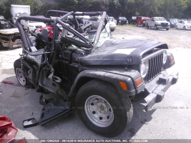 1J4FY29P1WP700103 - 1998 JEEP WRANGLER / TJ SE BLACK photo 1