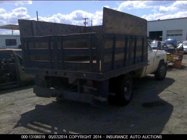 1B7MD3457JS727414 - 1988 DODGE D300  CREAM photo 4