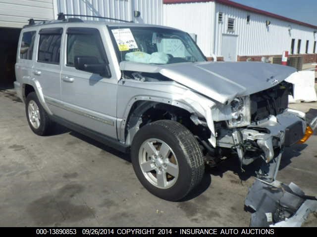 1J8HG58N76C144902 - 2006 JEEP COMMANDER LIMITED SILVER photo 1