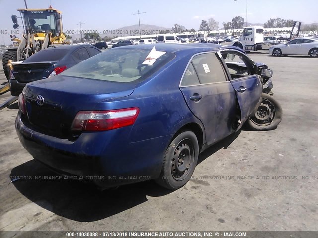 4T4BE46K39R090066 - 2009 TOYOTA CAMRY SE/LE/XLE BLUE photo 4