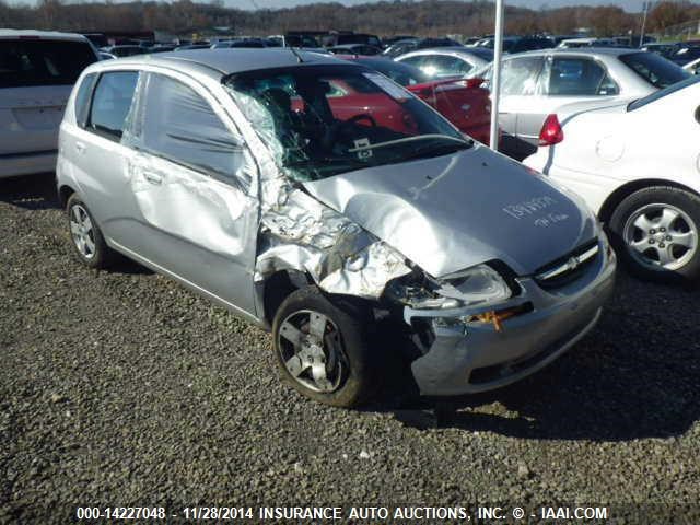 KL1TD66638B244698 - 2008 CHEVROLET AVEO LS SILVER photo 1