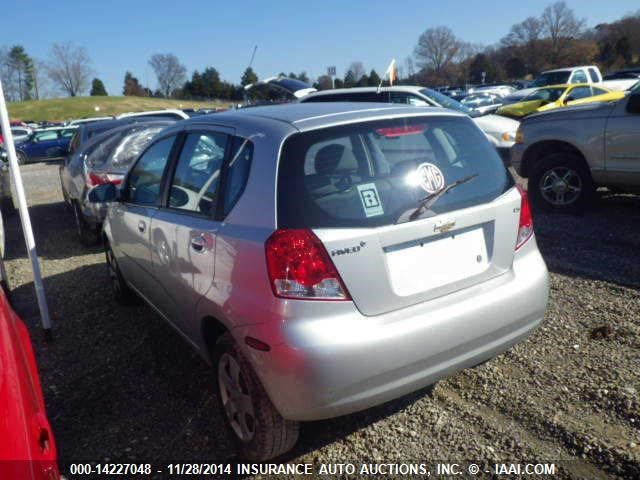 KL1TD66638B244698 - 2008 CHEVROLET AVEO LS SILVER photo 3