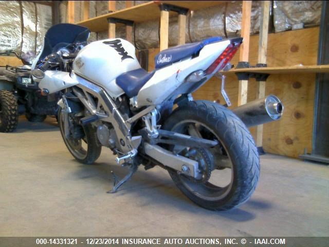 JS1VP53A562105532 - 2006 SUZUKI SV650 WHITE photo 3