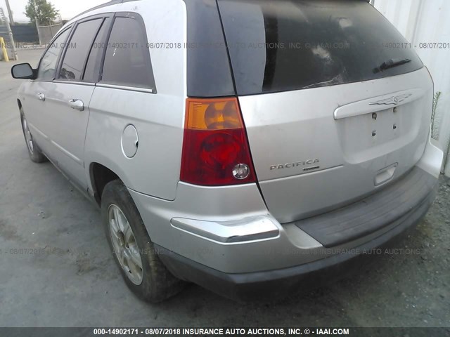 2C4GM68425R344987 - 2005 CHRYSLER PACIFICA TOURING SILVER photo 3