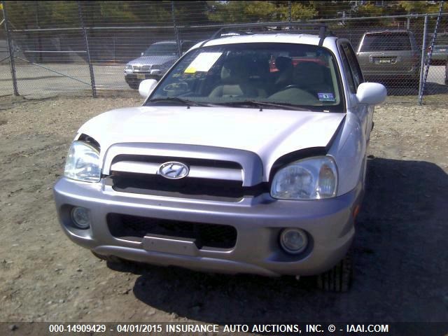 KM8SC13E65U896653 - 2005 HYUNDAI SANTA FE GLS/LX WHITE photo 2