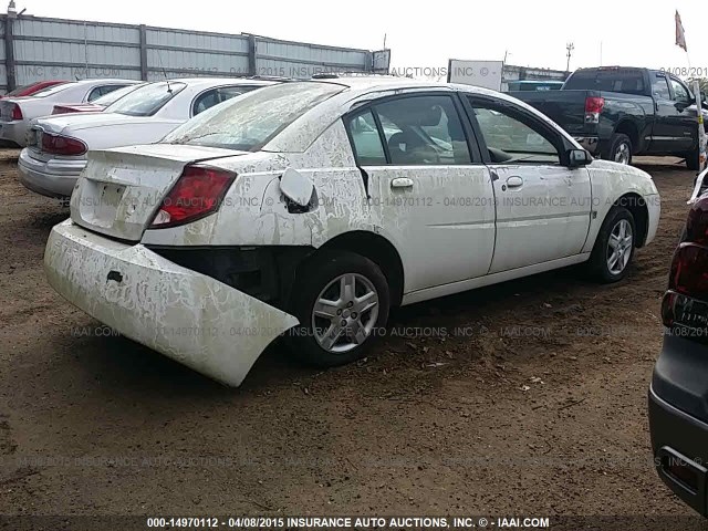 1G8AJ55F06Z194393 - 2006 SATURN ION LEVEL 2 白色 照片 4