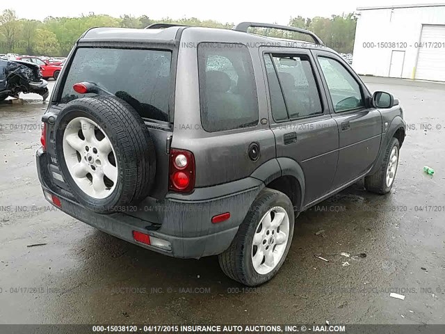 SALNY22263A226933 - 2003 LAND ROVER FREELANDER SE GRAY photo 4