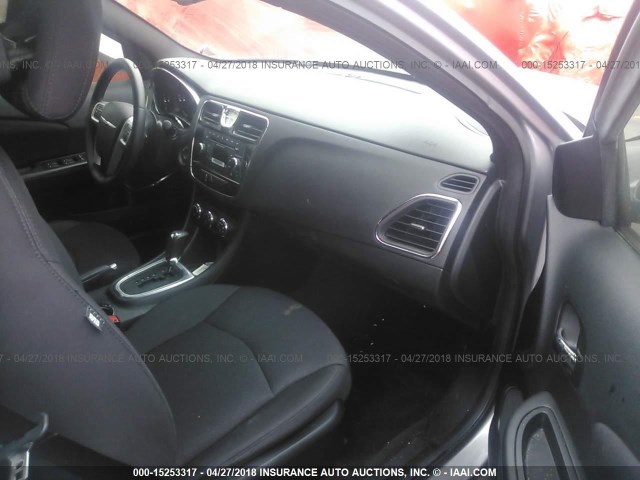 1C3CCBBB8DN683559 - 2013 CHRYSLER 200 TOURING GRAY photo 5