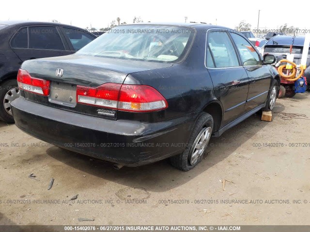 JHMCG66882C008386 - 2002 HONDA ACCORD EX/SE BLACK photo 4