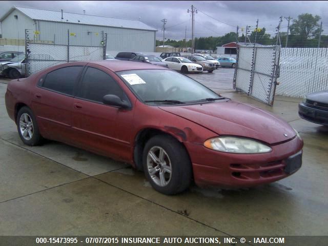 2B3HD46R74H585828 - 2004 DODGE INTREPID SE MAROON photo 1