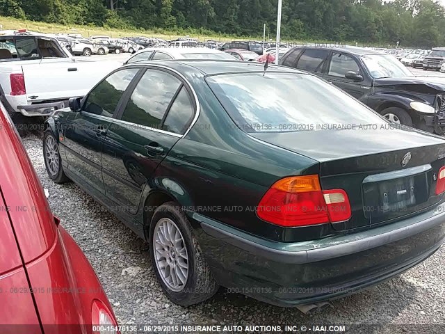 WBAAM5330YJR55590 - 2000 BMW 328I GREEN photo 3