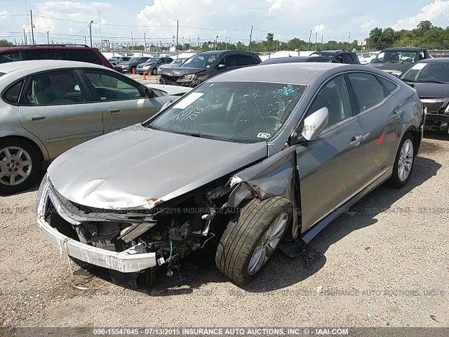 KMHFG4JG5EA350097 - 2014 HYUNDAI AZERA GRAY photo 2