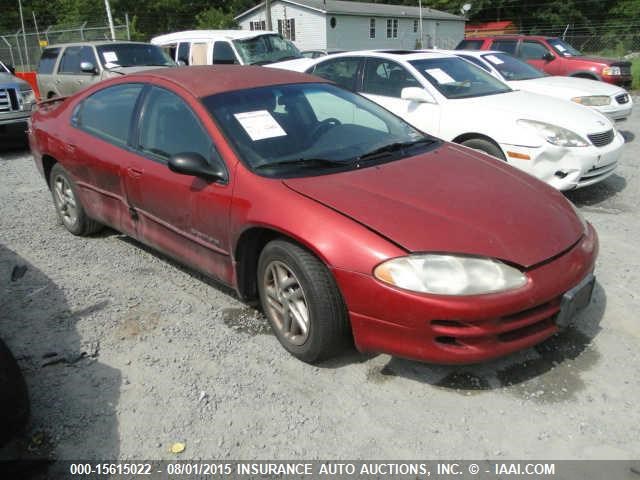 2B3AD46R01H510479 - 2001 DODGE INTREPID SE BURGUNDY photo 1