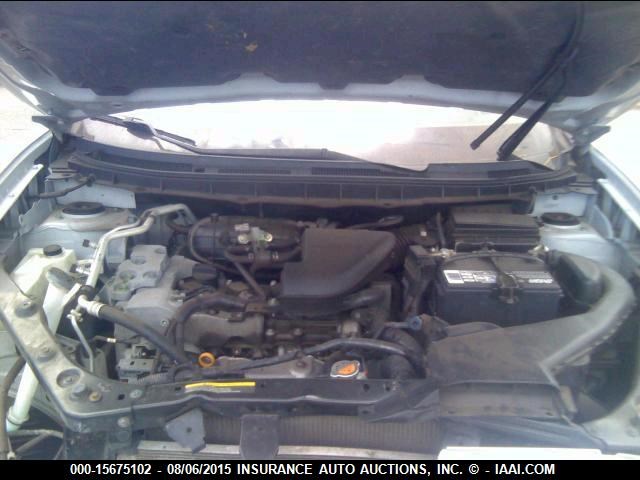 JN8AS58T28W016465 - 2008 NISSAN ROGUE S/SL SILVER photo 10