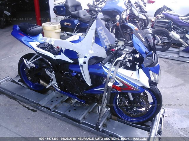 JS1GR7LA682104438 - 2008 SUZUKI GSX-R750 BLUE photo 1