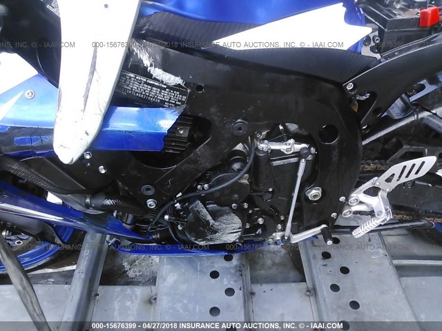 JS1GR7LA682104438 - 2008 SUZUKI GSX-R750 BLUE photo 9