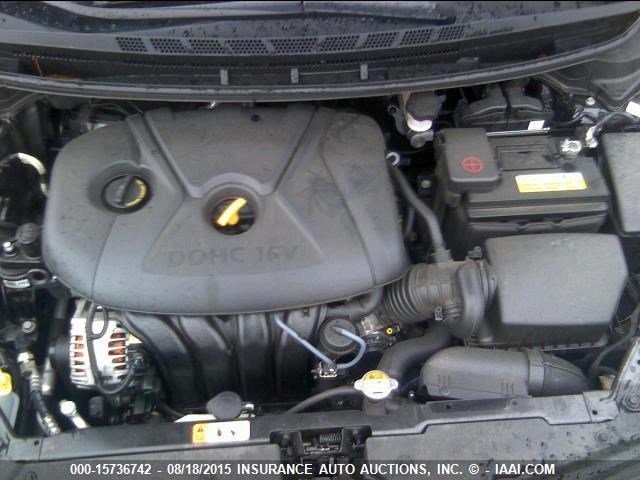 KNAFK4A69F5287281 - 2015 KIA FORTE LX BLACK photo 10