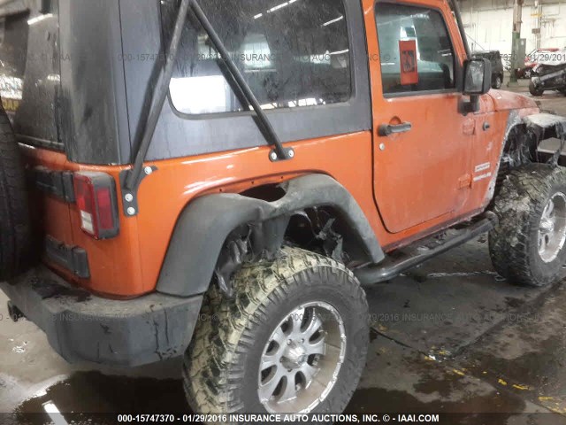 1J4AA2D13AL224874 - 2010 JEEP WRANGLER SPORT ORANGE photo 4