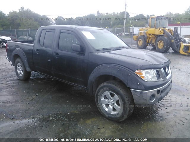 1N6AD0FV1AC443900 - 2010 NISSAN FRONTIER CREW CAB SE/CREW CAB LE GRAY photo 1