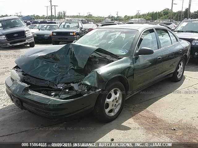 1G3WH52K0WF402170 - 1998 OLDSMOBILE INTRIGUE GREEN photo 2