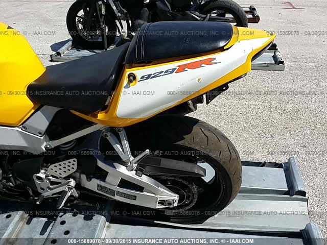 JH2SC4408YM001961 - 2000 HONDA CBR900RR  YELLOW photo 6