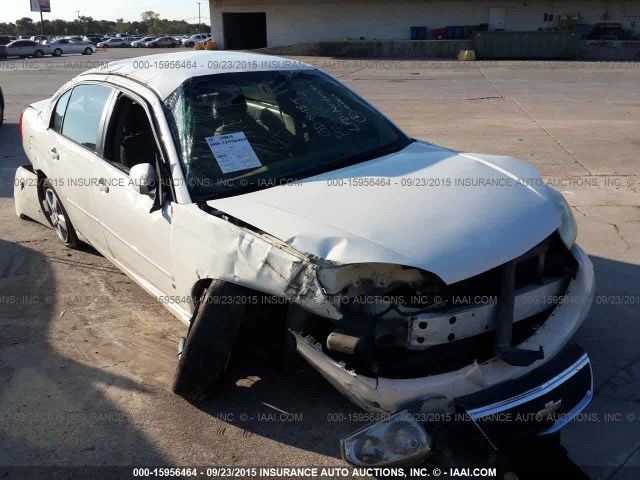 1G1ZT58N18F113694 - 2008 CHEVROLET MALIBU LT/CLASSIC WHITE photo 6